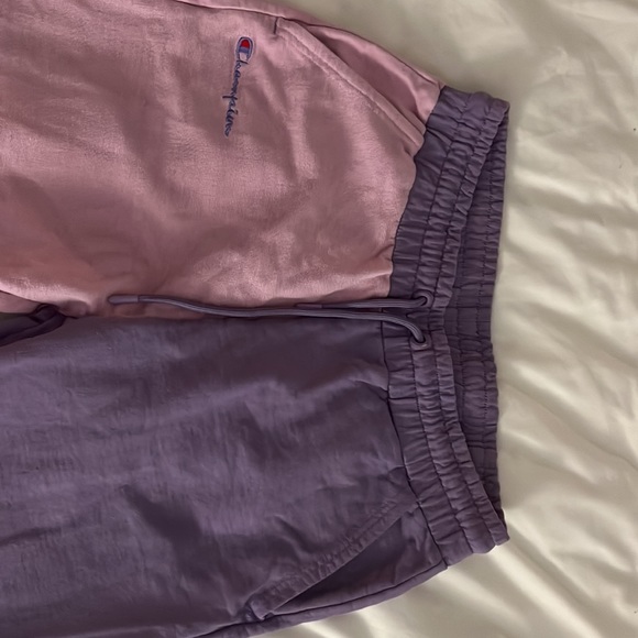 Champion pink and purple colorblock sweatpants - Picture 3 of 4